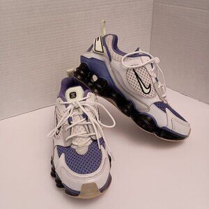 Nike Shox TL Nova White Sapphire Blue Women's Running Shoe Size 7.5
